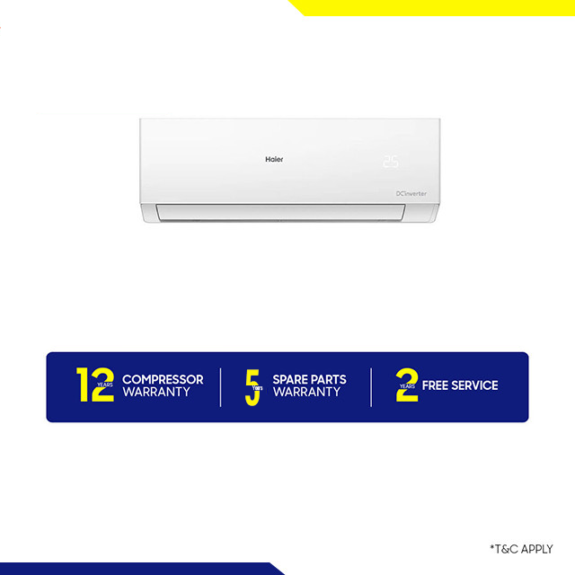 Haier 1.6 Ton CleanCool Inverter Pro - HSU-19CleanCool(INV)(Pro)