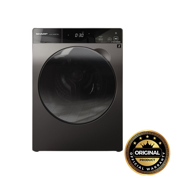 Sharp 10.5 Full Auto Front Loading Inverter Washing Machine | ES-FW105D7PS