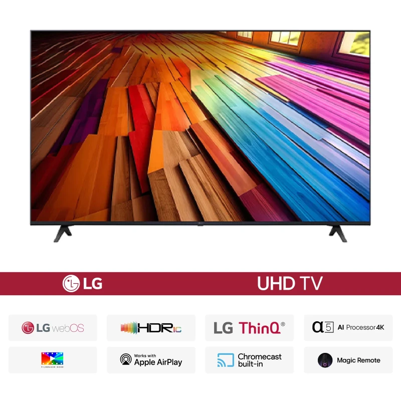 LG AI UT80 55″ 4K UHD Smart TV (55UT8050PSB)