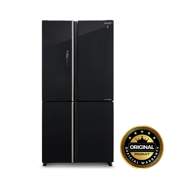 Sharp  639 Liters  4-Door Refrigerator | SJ-VX88PG-BK - Black