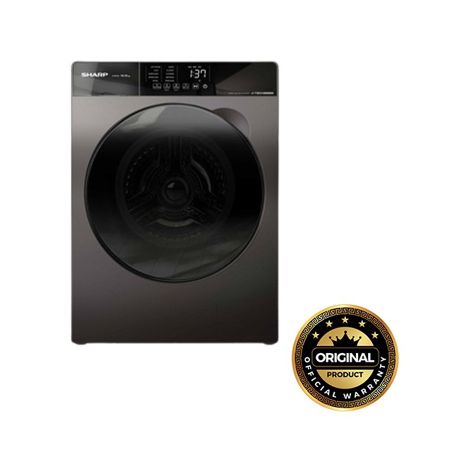 Sharp 10.5KG  Full Auto Front Loading Inverter Washing Machine | ES-FW105SG