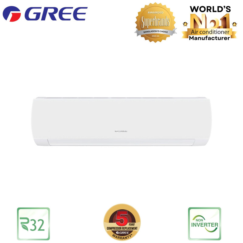Gree 1 Ton Non Inverter Air Conditioner (GS-12XMU32)