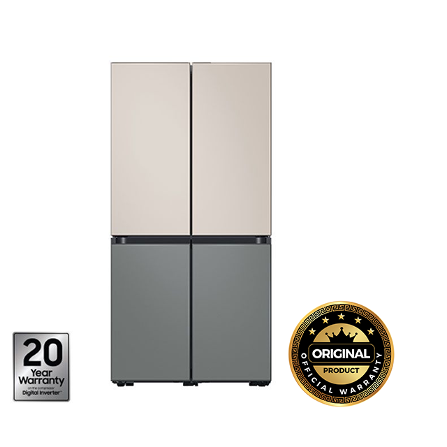 Samsung  644 L 4-Door French Door BESPOKE Refrigerator | RF60A91C380/SE