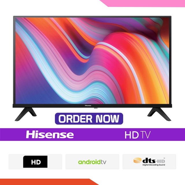 Hisense 32 inch Bezelless HD Smart Android TV | DTS TV 32A4F4